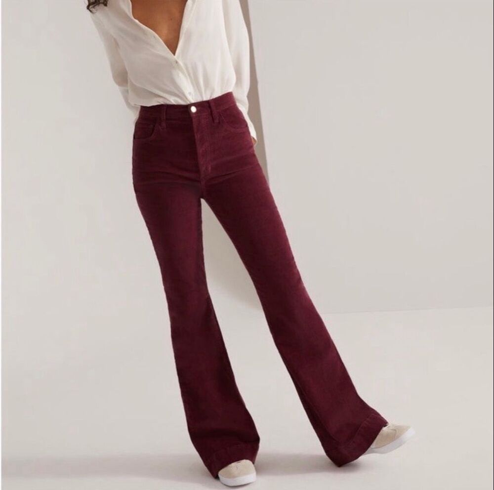Favorite Daughter The Valentina Flare Maroon Banner Size 30